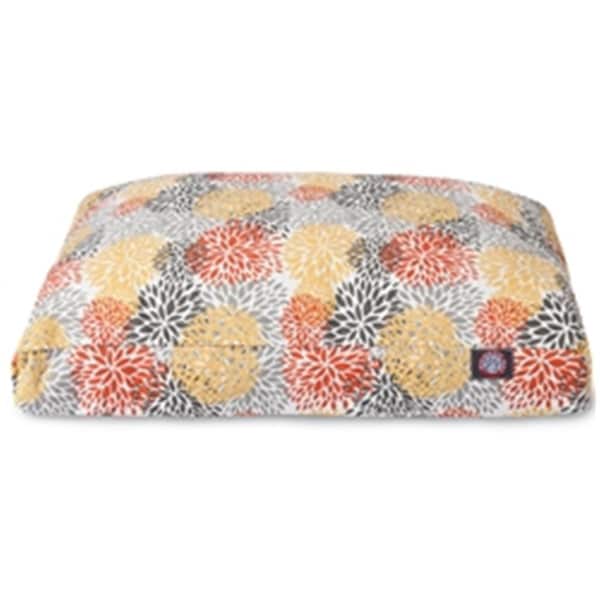Majestic Pet Citrus Blooms Large Rectangle Dog Bed - 78899550308