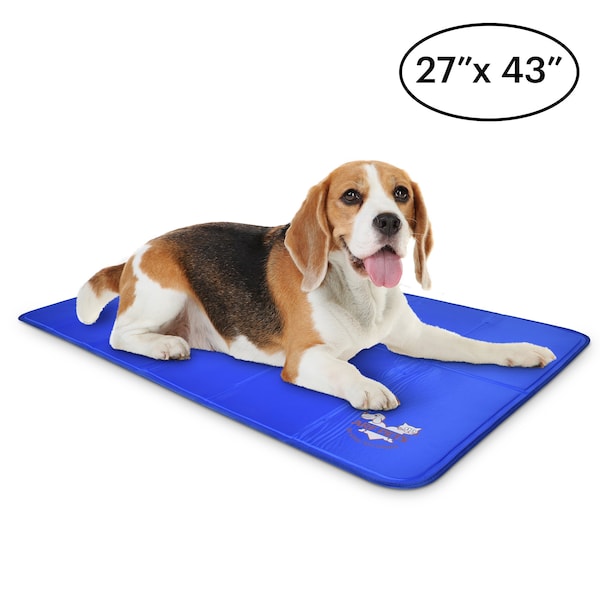 Arf Pets Pet Dog Self Cooling Mat Pad for Kennels, Crates and Beds 27x43 - APCLPD0127