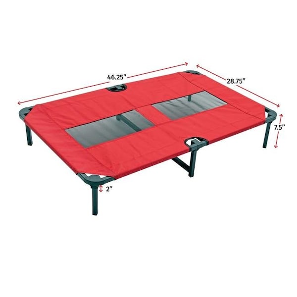 Lucky Dog Lucky Dog CMB 10148 48 in. Elevated Pet Bed - Extra Large - CMB 10148