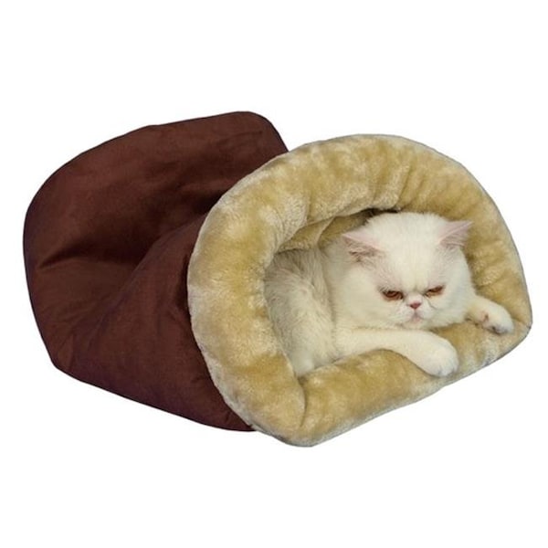 Aeromark Aeromark C15HTH-MH Armarkat Pet Bed Cat Bed 22 x 10 x 14 - Indian Red & Beige - C15HTH/MH