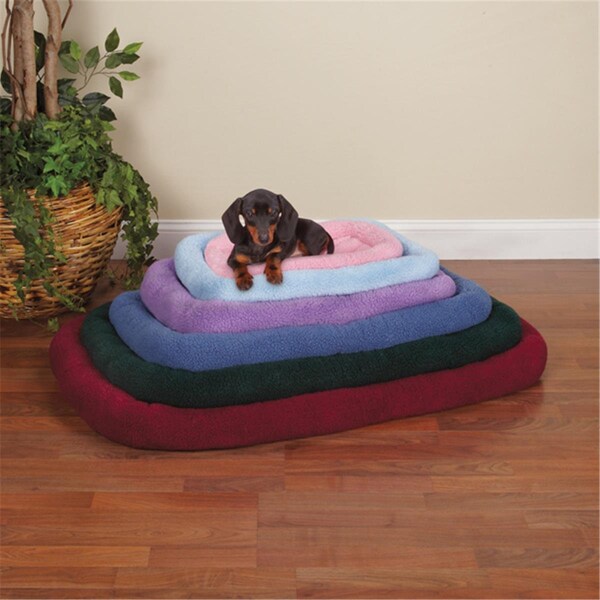 Fly Free Zone Sherpa Crate Bed 29.75 x 18.75 In Slate Blue - FL2472115