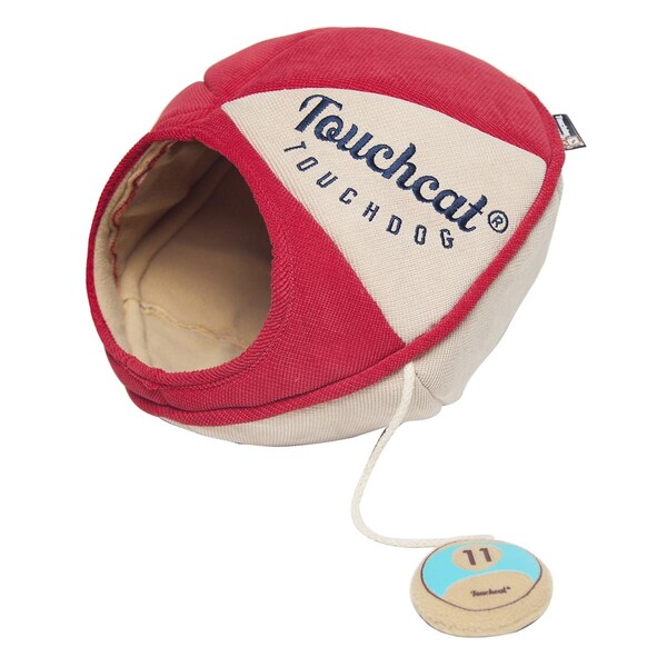 Touchcat Saucer Walk-Through Cat Bed House, Red - One Size - PB75RDLG