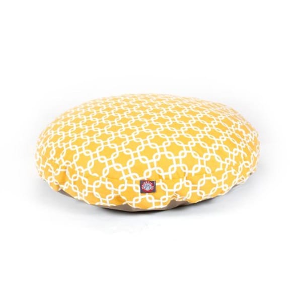 River Soap Co MajesticPet  42 in. Links Round Pet Bed, Yellow - Large - MA331173