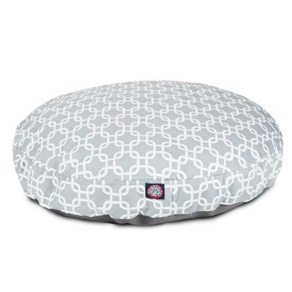River Soap Co MajesticPet  42 in. Links Round Pet Bed, Grey - Large - 788995510321