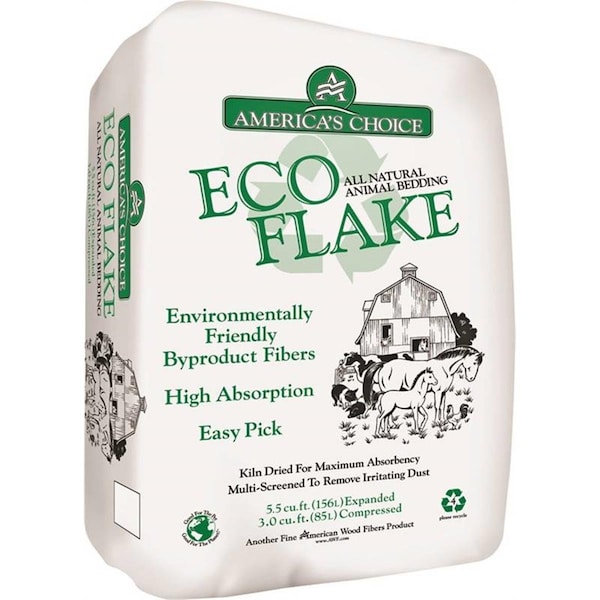 American Wood Fibers 3 cu. ft. Eco Flake Pine Shavings Bedding - 5288113