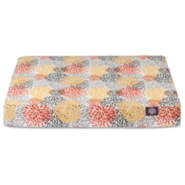 Majestic Pet Citrus Blooms Small Orthopedic Memory Foam Rectangle Dog Bed - 78899551259