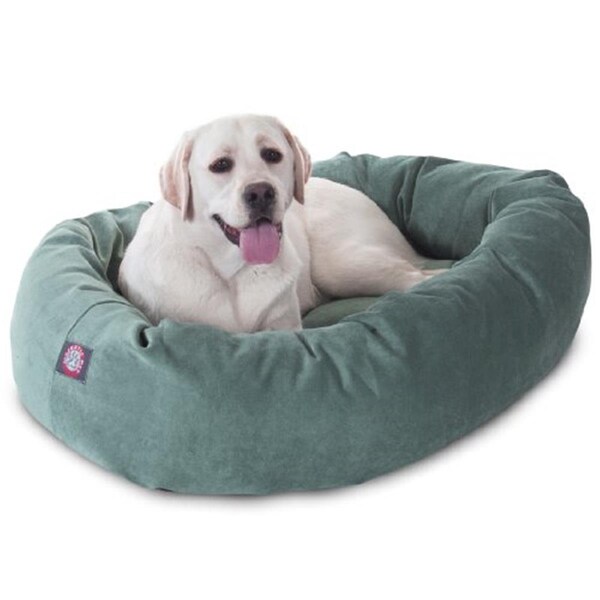 River Soap Co MajesticPet  40 in. Villa Donut Pet Bed, Azure - 788995526551
