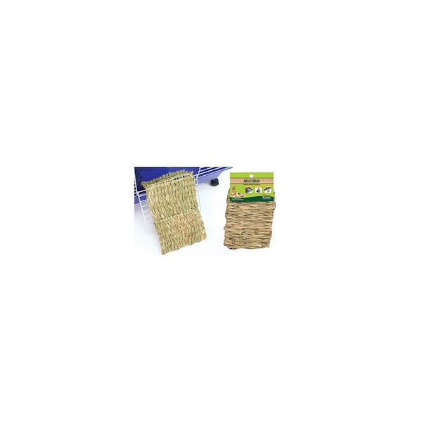 Ware Mfg Small Animal Multi-Mat, Hand Woven Grass, 6-In. x 10-1/2-In. - 3868