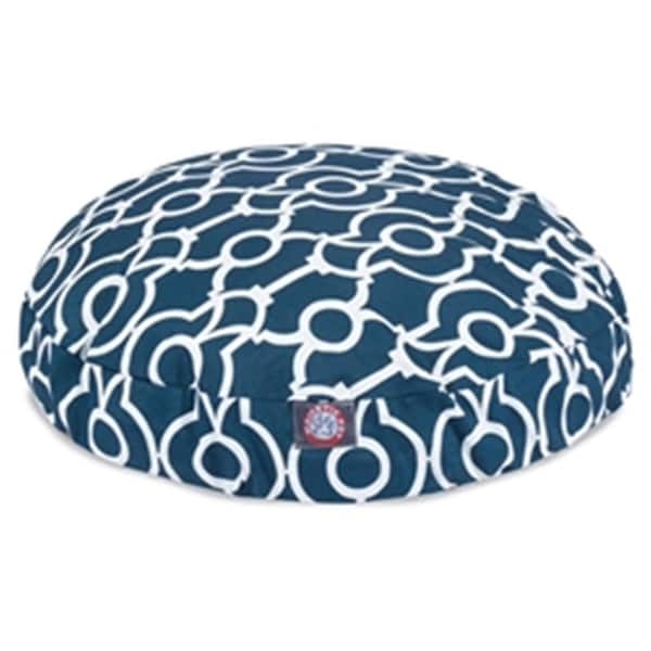 Majestic Pet Athens Navy Large Round Dog Bed - 78899551102