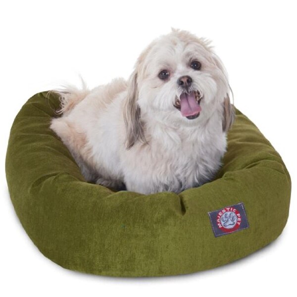 River Soap Co MajesticPet  25 in. Villa Donut Pet Bed, Fern - 788995522508