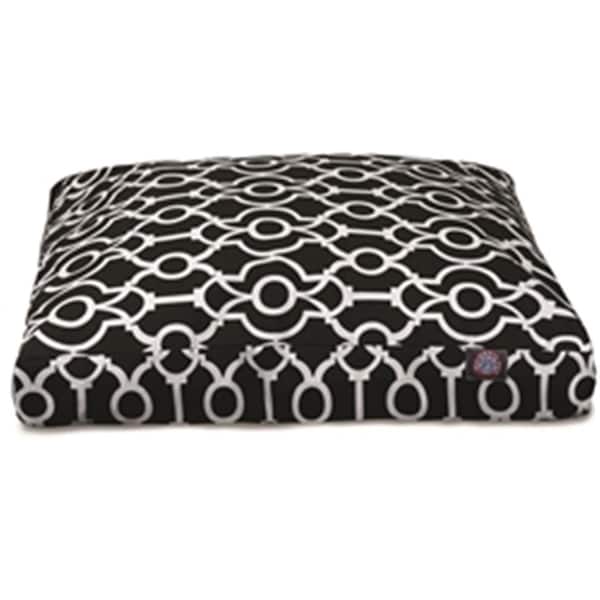 Majestic Pet Athens Black Large Rectangle Dog Bed - 78899550303