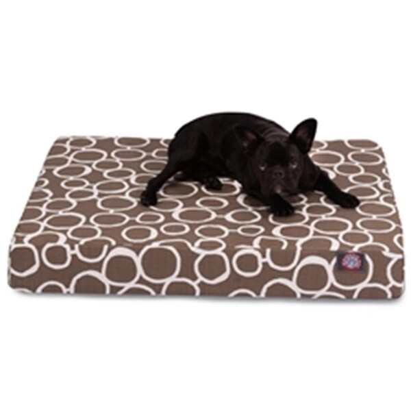 Majestic Pet Mocha Fusion Medium Orthopedic Memory Foam Rectangle Dog Bed - 78899551477