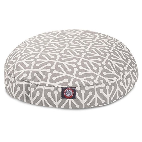 River Soap Co MajesticPet  42 in. Aruba Round Pet Bed, Grey - Large - 788995510789
