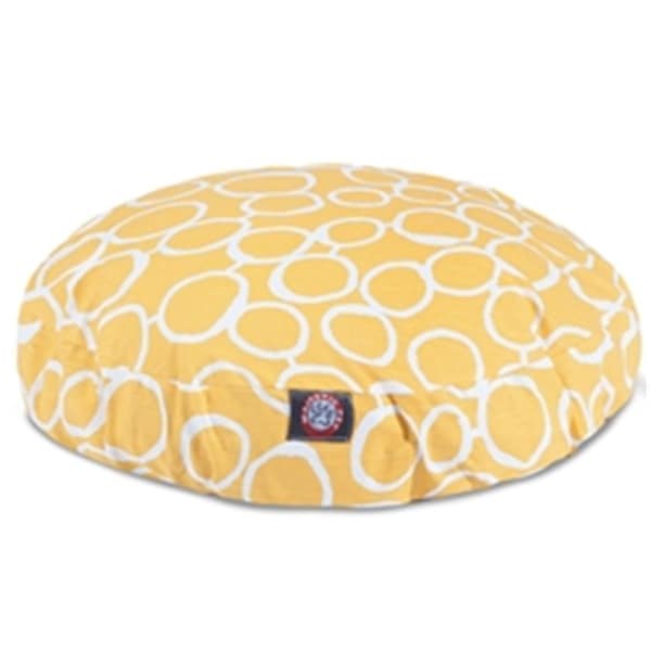 Majestic Pet Fusion Yellow Medium Round Dog Bed - 78899550863
