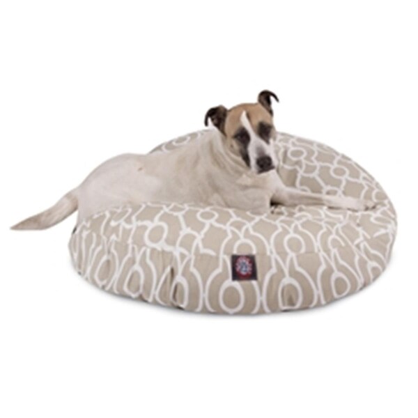 Majestic Pet Athens Sand Large Round Dog Bed - 78899551104