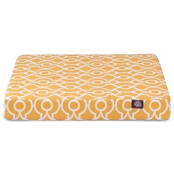 Majestic Pet Citrus Athens Small Orthopedic Memory Foam Rectangle Dog Bed - 78899551255