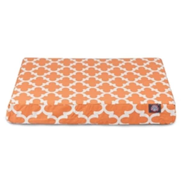 Majestic Pet Peach Trellis Small Orthopedic Memory Foam Rectangle Dog Bed - 78899551245