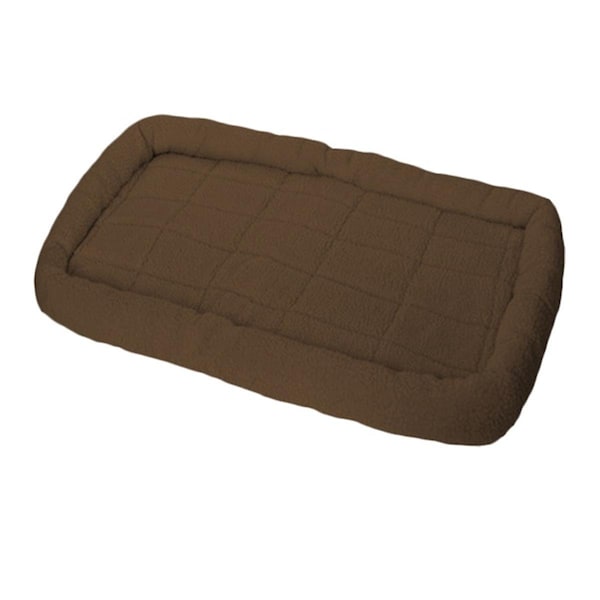 Reincarnation 2322-CH-G Pet Lodge Fleece Dog Bed - Chocolate, Giant - RE2998743