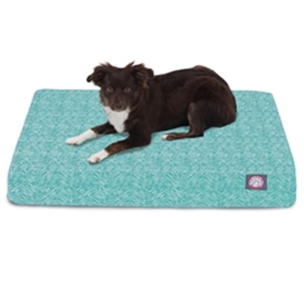 Majestic Pet Teal Navajo Small Orthopedic Memory Foam Rectangle Dog Bed - 78899551250