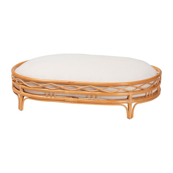 Bali & Pari Jovia Bohemian Honey Rattan Pet Bed - 245-13638-ZORO