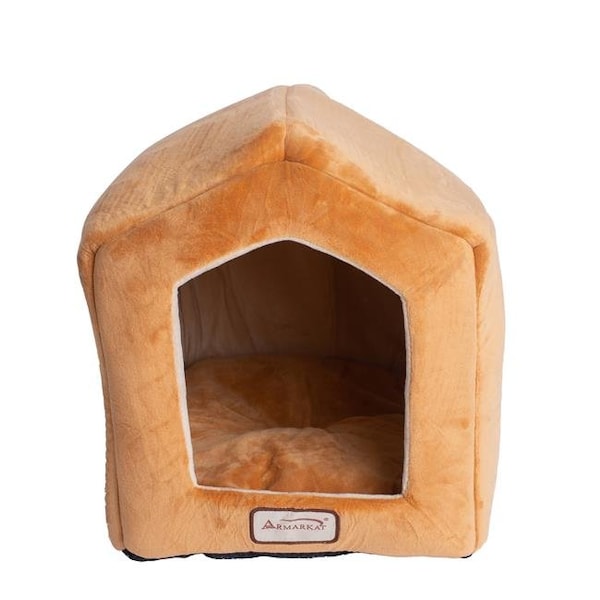 Petpride C27CZS-MH Armarkat Pet Bed 18 x 15 x 14 - Brown & Beige - PE8296