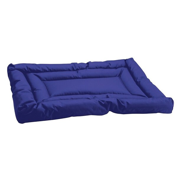 Slumber Pet Dog Bed, 30 in L, 19 in W, Nylon Cover, Royal Blue - ZA210 30 19