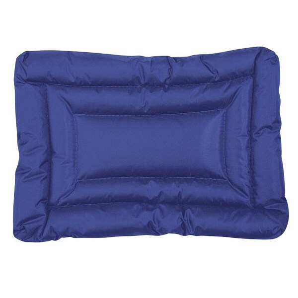 Slumber Pet Dog Bed, 30 in L, 19 in W, Nylon Cover, Royal Blue - ZA210 30 19