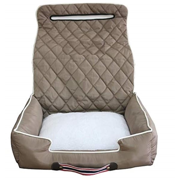 Seat Armour Car 2 Go Pet Bed, Tan - PETBED2G100T