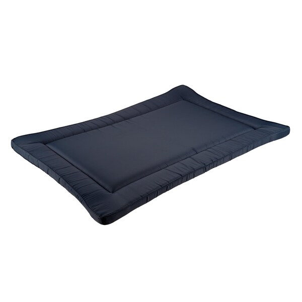 Pet Adobe Pet Adobe Waterproof Dog Crate Pet Bed 38.75x25-Navy - 877569LAL