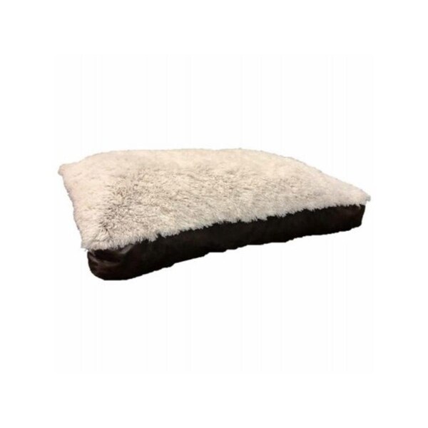 Perfectpet 27 x 36 in. Gusset Pet Bed with Removable Cover, Taupe - PE3254544