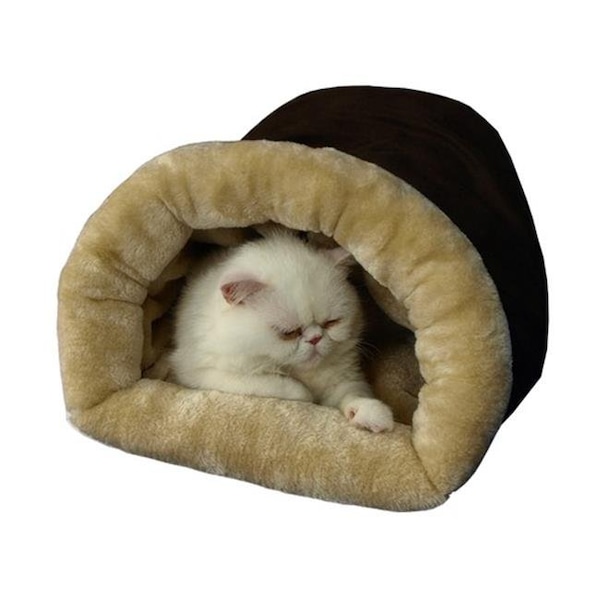 Petpride C15HKF-MH Armarkat Pet Bed Cat Bed 22 x 10 x 14 - Mocha & beige - PE37670