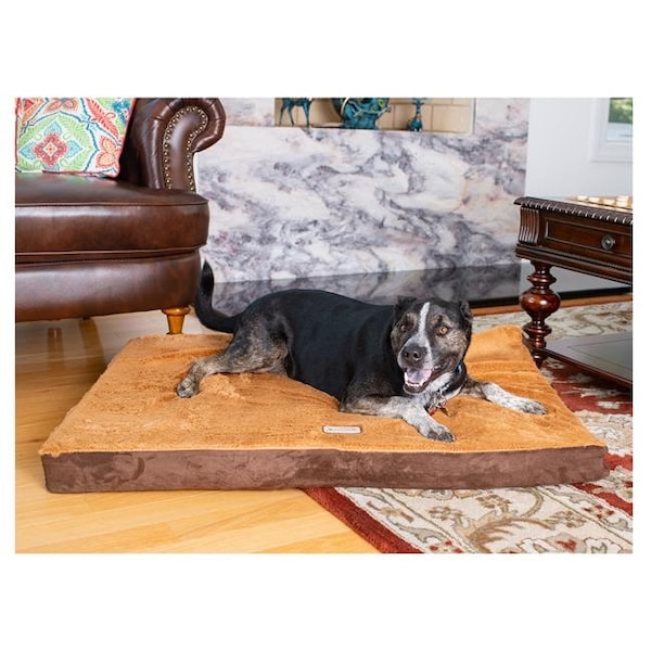 Aeromark Aeromark M06HKF-ZS-L Armarkat Pet Bed Mat 39 x 3 x 27 - Mocha & Brown - M06HKF/ZS-L
