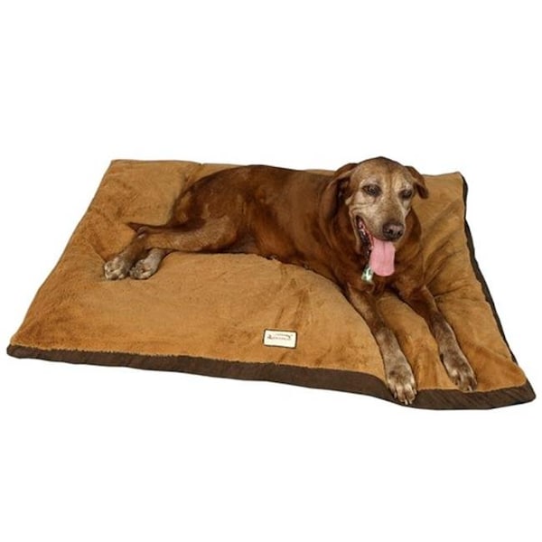 Aeromark Aeromark M05HKF-ZS-M Armarkat Pet Bed Mat 33 x 4 x 25 - Mocha & Brown - M05HKF/ZS-M