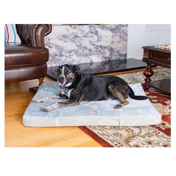 Aeromark Aeromark M06HHL-HS-L Armarkat Pet Bed Mat 39 x 3 x 27 - Sage green & grey - M06HHL/HS-L