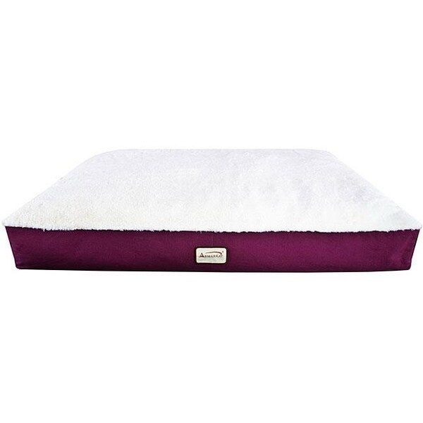 Aeromark Aeromark M02HJH-MB-M Armarkat Pet Bed Mat 28 x 22 x 5 - Burgundy & Ivory - M02HJH/MB-M