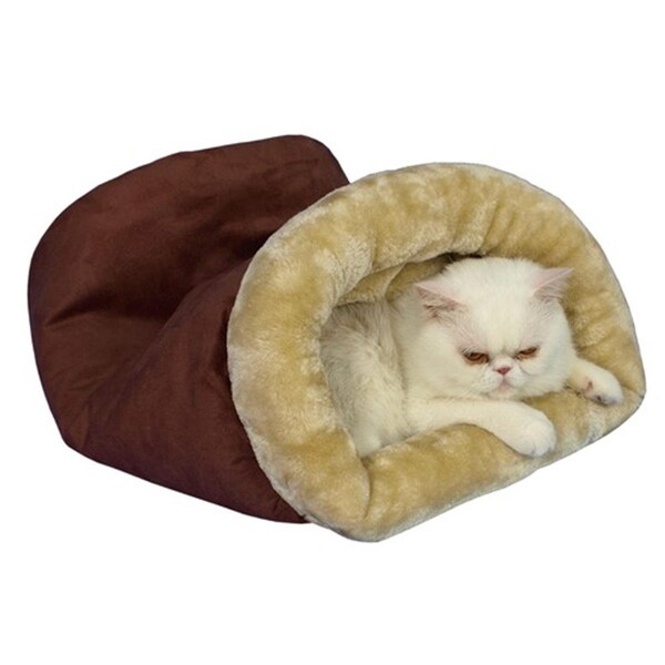 Petpride C15HTH-MH Armarkat Pet Bed Cat Bed 22 x 10 x 14 - Indian Red & Beige - PE8292
