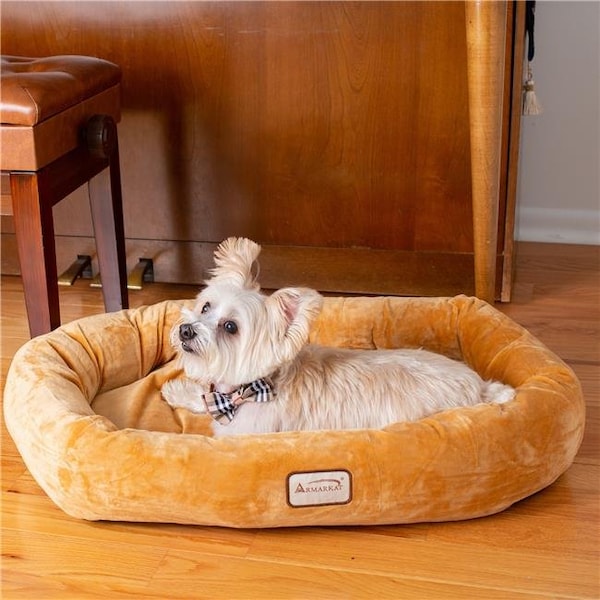 Aeromark Aeromark D02CZS-S Armarkat Pet Bed 28 x 21 x 5 - Brown - D02CZS-S
