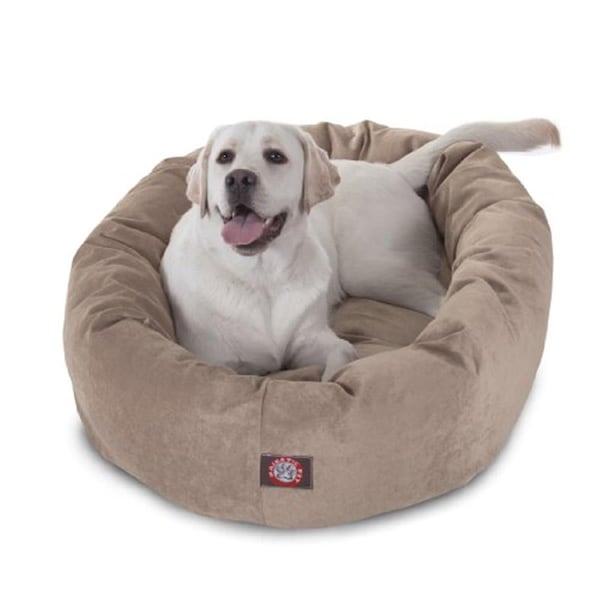 River Soap Co MajesticPet  40 in. Villa Donut Pet Bed, Pearl - MA331163