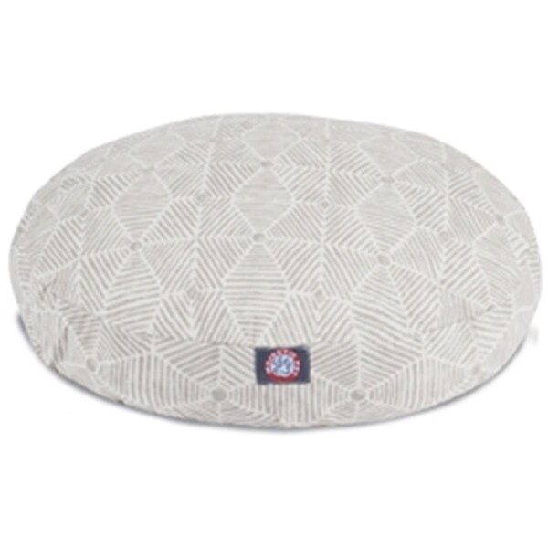 Majestic Pet Charlie Beige Metallic Large Round Dog Bed - 78899551067