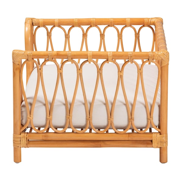 Bali & Pari Kierra Bohemian Honey Rattan Pet Bed - 245-13637-ZORO