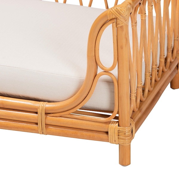 Bali & Pari Kierra Bohemian Honey Rattan Pet Bed - 245-13637-ZORO
