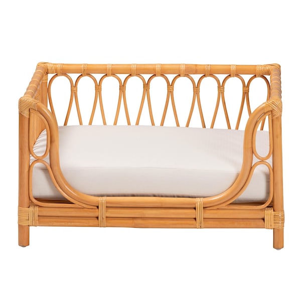 Bali & Pari Kierra Bohemian Honey Rattan Pet Bed - 245-13637-ZORO