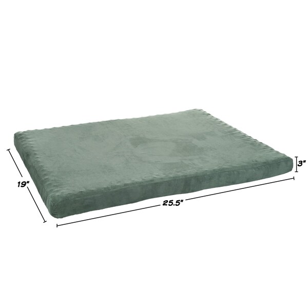 Pet Adobe Pet Adobe 3 inch Foam Pet Bed-25.5x19 inches-Forest - 879050QLM