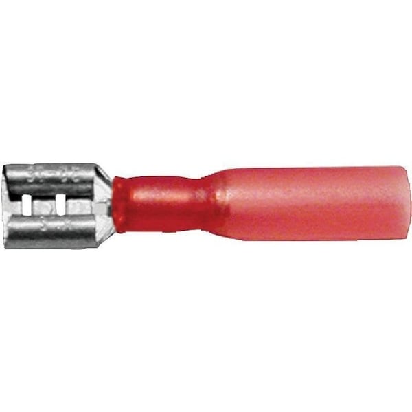 Calterm Connector, 22 to 18 AWG Wire, Copper Contact, Red - 65741