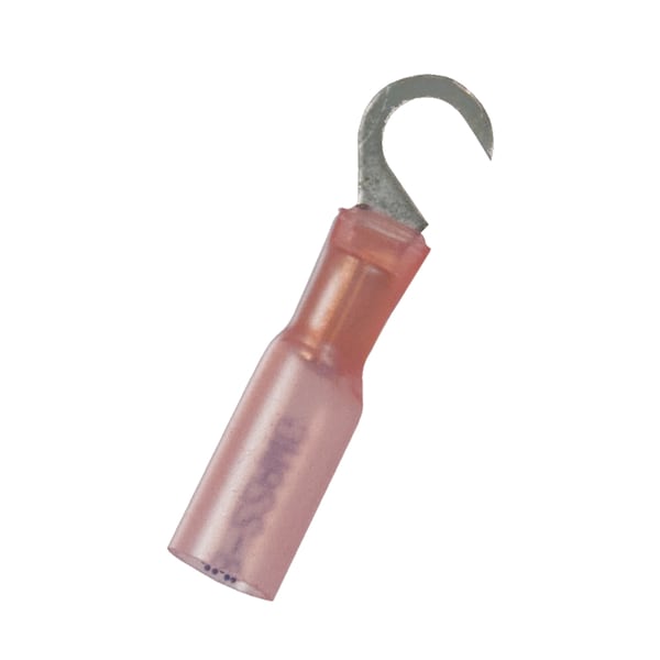 The Best Connection 22-18 #10 Red CS Heat Shrink Hook - 5 Piece - 2161J