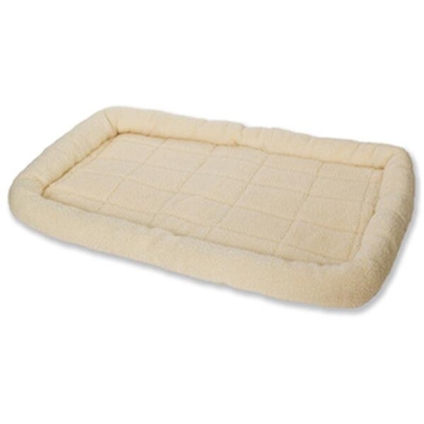 Miller Mfg Miller Manufacturing 152259 Large Cream Fleece Dog Bed - 152259