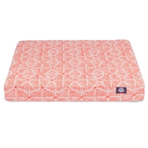 Majestic Pet Salmon Charlie Small Orthopedic Memory Foam Rectangle Dog Bed - 78899551279