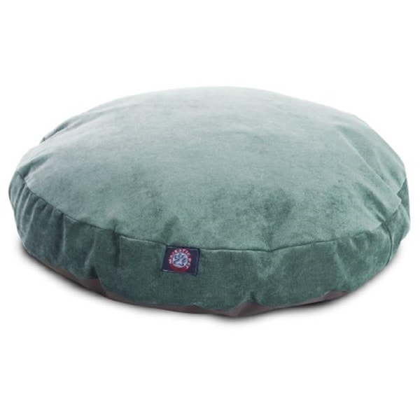 River Soap Co MajesticPet  36 in. Villa Round Pet Bed, Azure - Medium - 788995508557