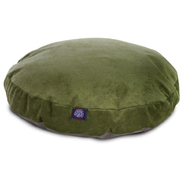 River Soap Co MajesticPet  30 in. Villa Round Pet Bed, Fern - Small - 788995506508
