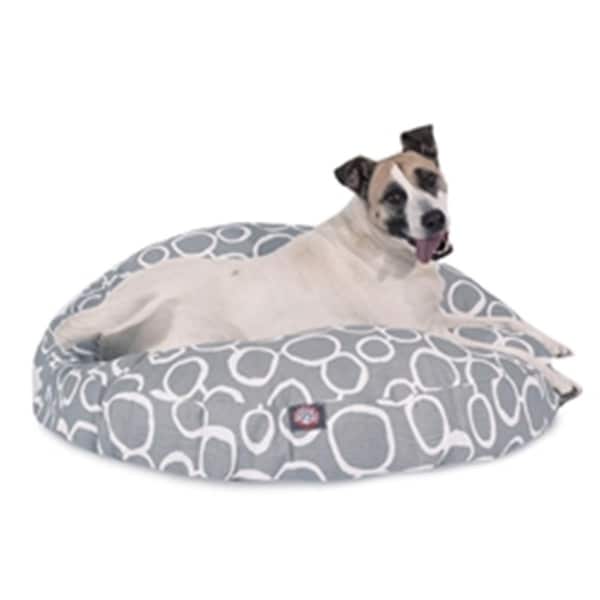 Majestic Pet Fusion Gray Large Round Dog Bed - 78899551065